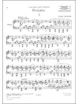 Sonate - Louis Thirion - Partition - Piano